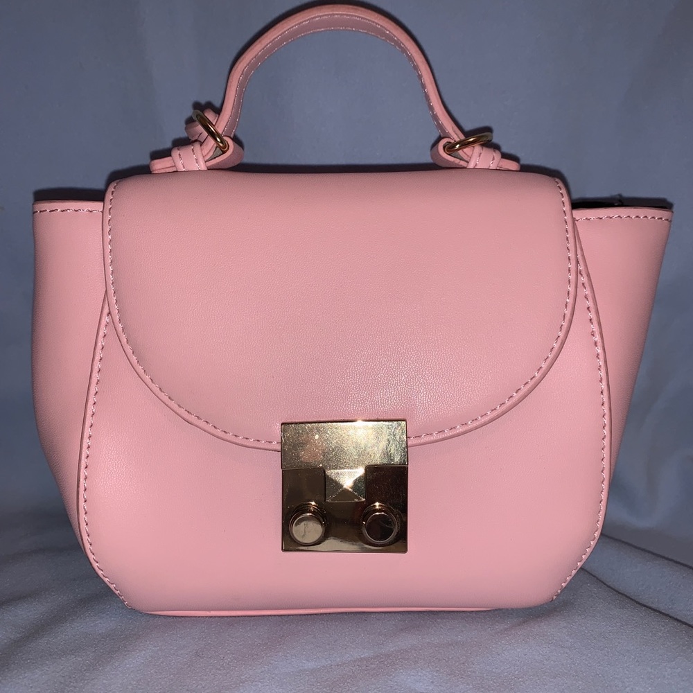 baby pink purse